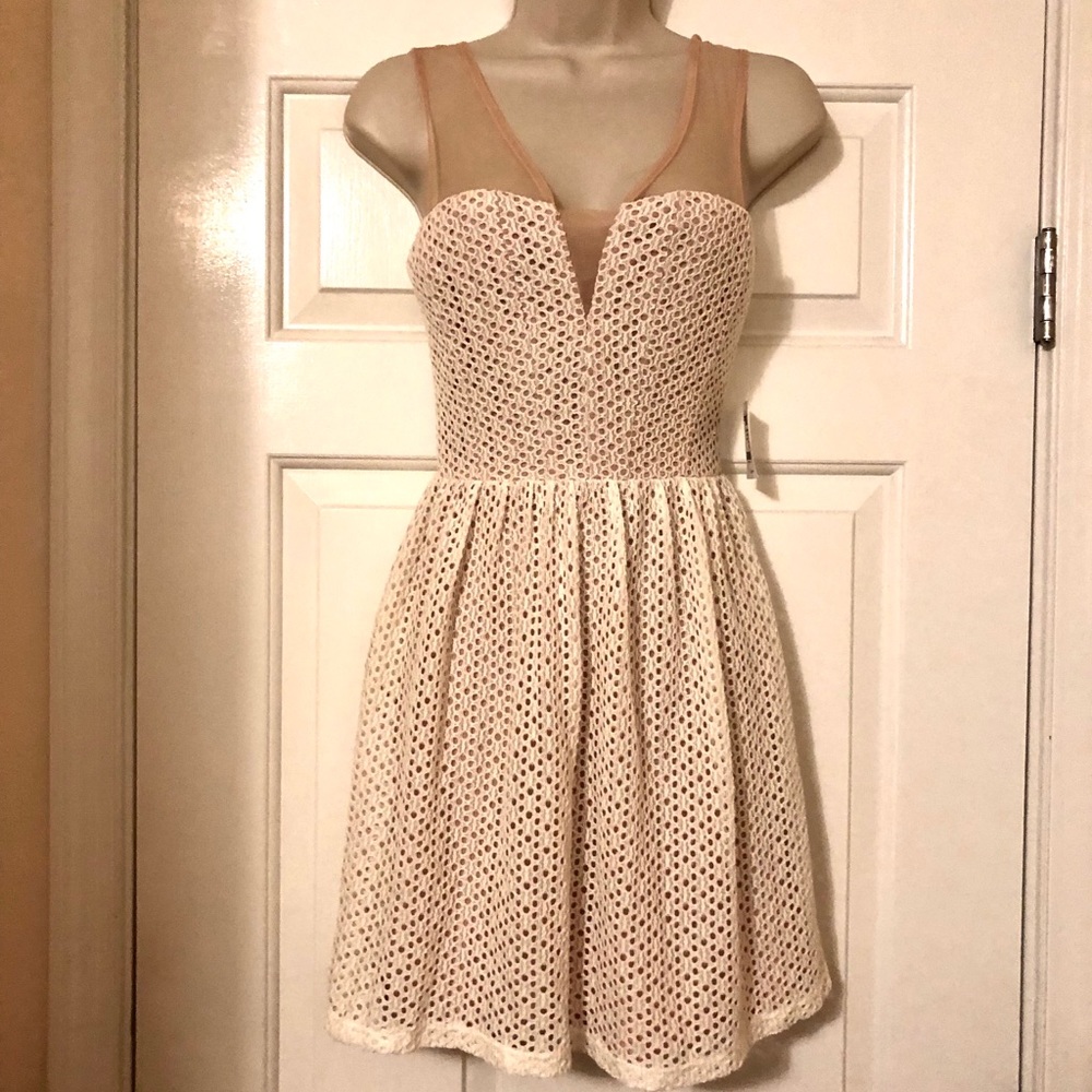 Charlotte Russe white lace dress